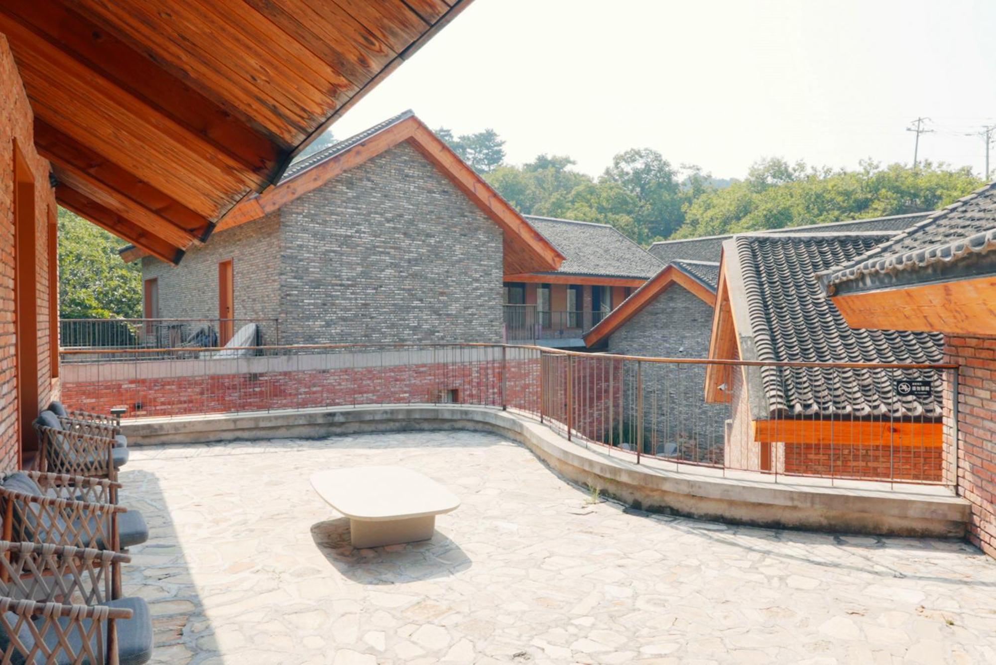 Sansa Village Boutique Hotel At Mutianyu Great Wall Huairou Bagian luar foto
